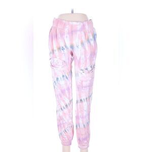 young fabulous & broke Tie-Dye Cargo Joggers; Size Small